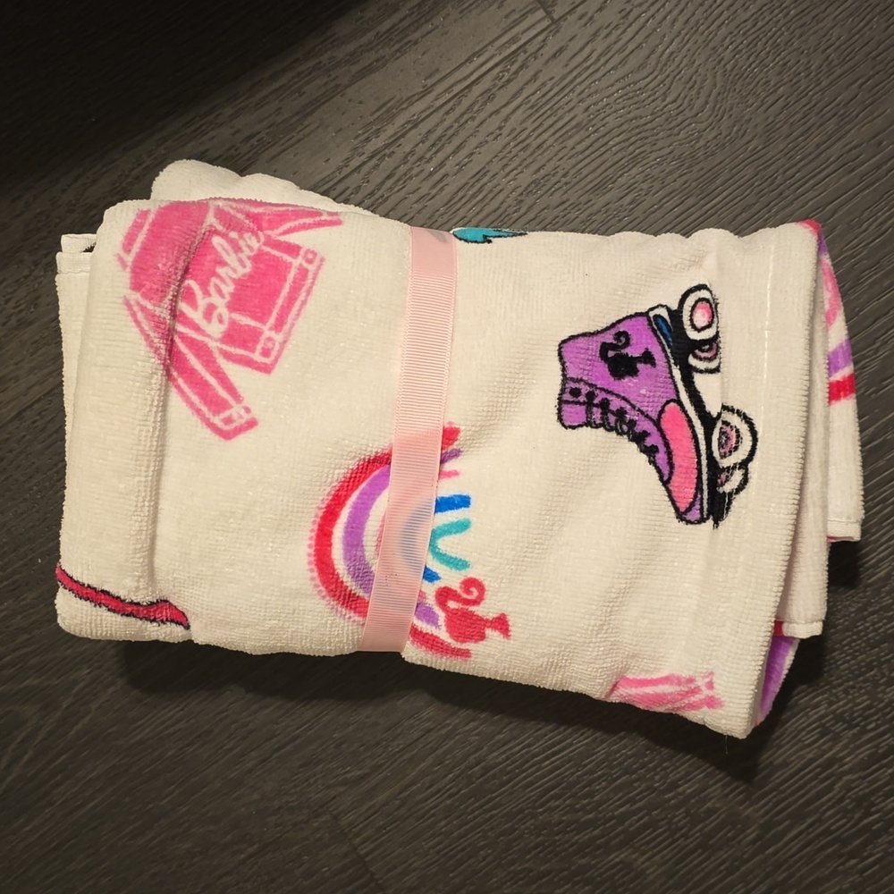 Barbie 2pk Hand Towels